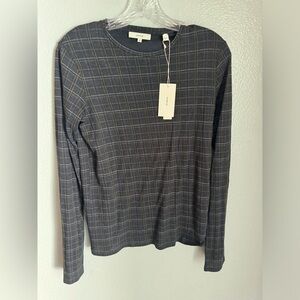 Vince Plaid long sleeve nwt Size Medium